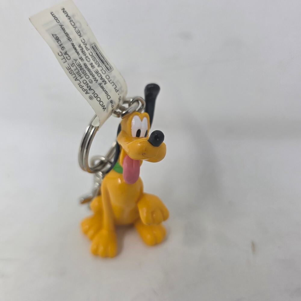 Disney Pluto Classic PVC Keychain Figure Applause Vintage Mini Collectible